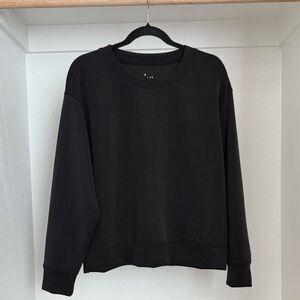a new day Black Crewneck Sweater